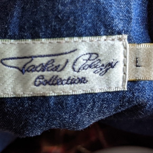 𝅺NWT Tasha Polizzi Plaid Fringed Unlined Coat Large Western ❤️💙❤️💙❤️💙💚 - Picture 3 of 11